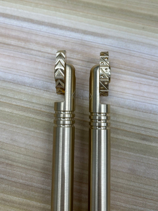 Brass decorative imprint wheels, for pasta & pastry