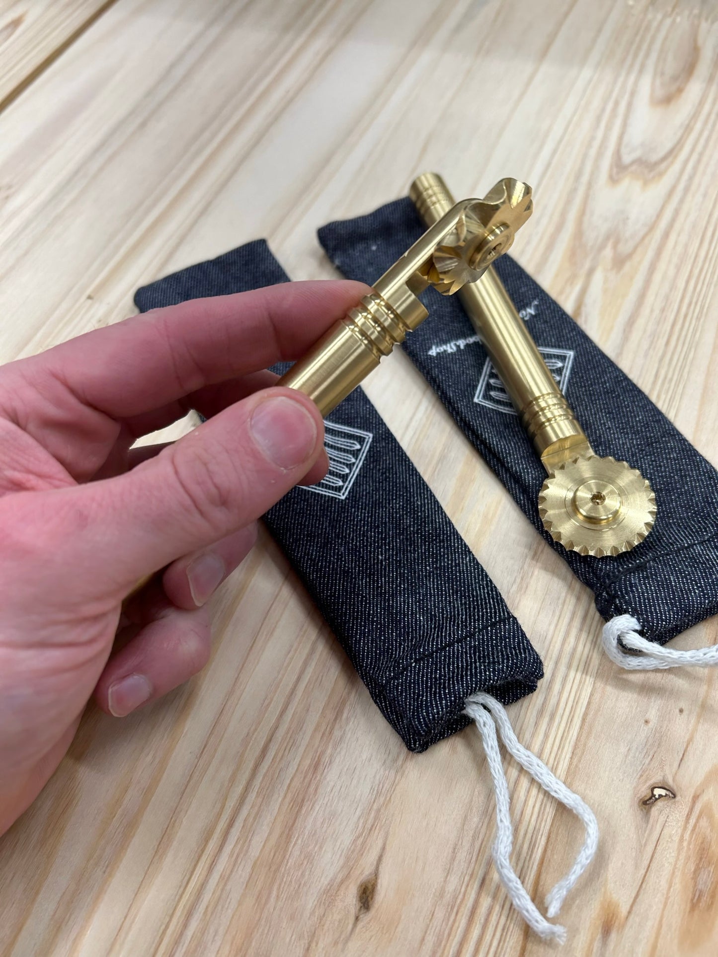 Heirloom brass cutters, decorative pasta & pastry wheels