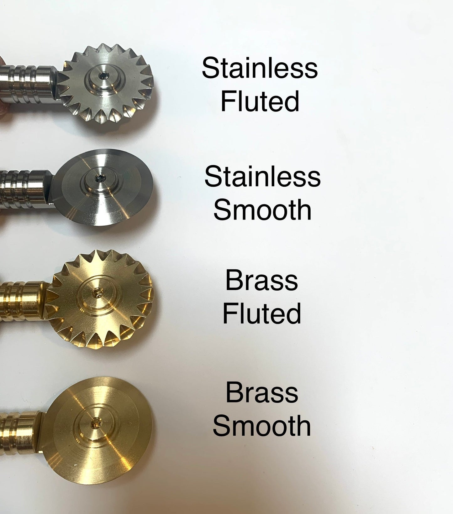 Brass & stainless pasta cutters, Mateo Kitchen