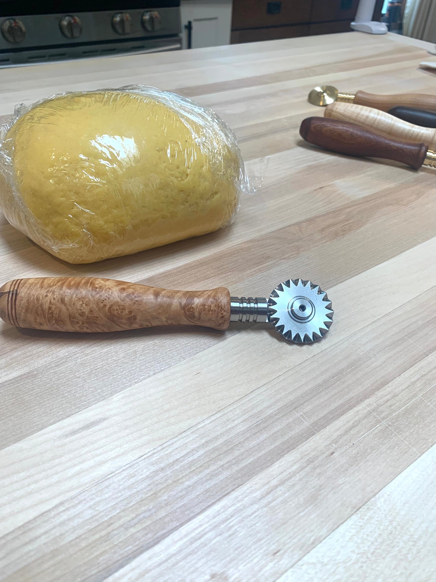Brass & stainless pasta cutters, Mateo Kitchen