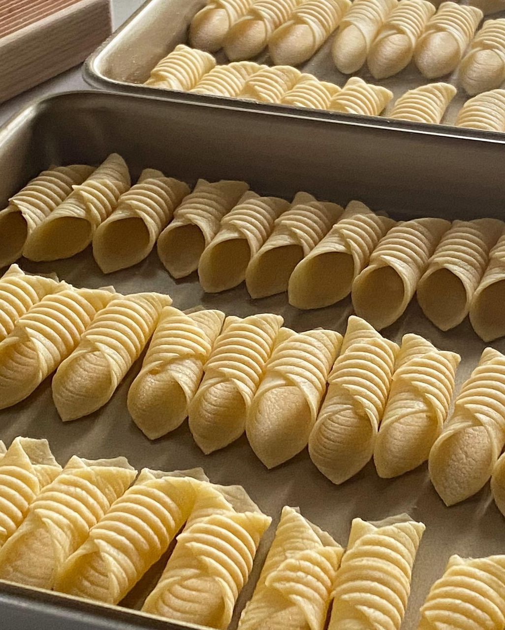 Pasta board set, macaroni, trofie, gnocchi, garganelli