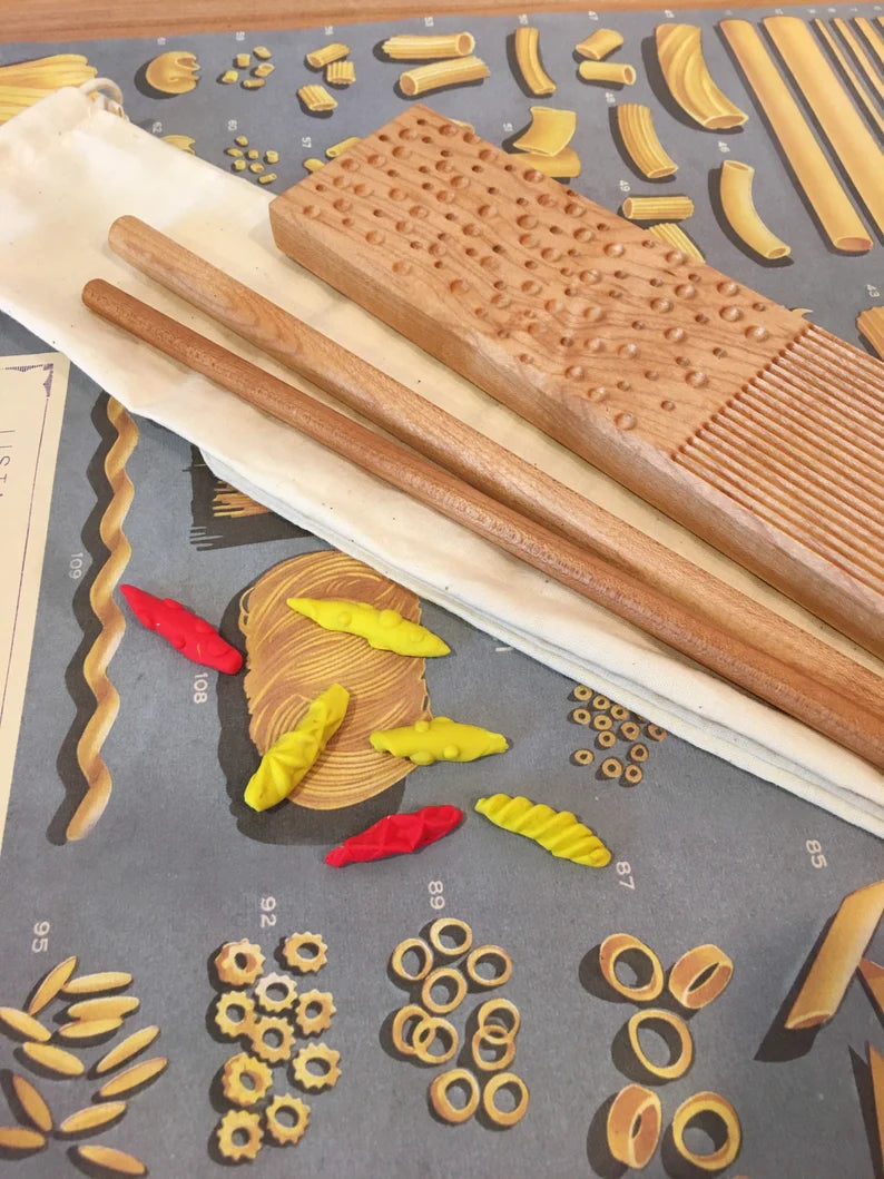 Combination pasta board, maple