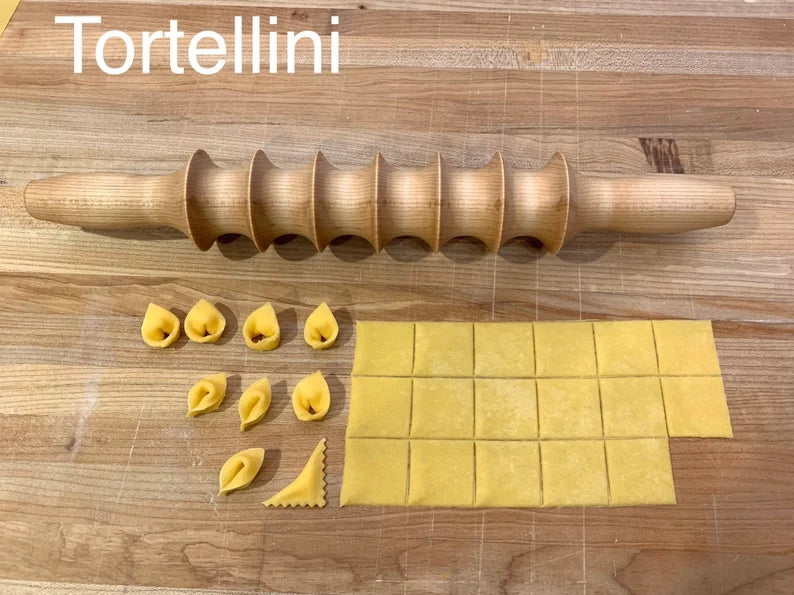 Pasta cutting pins, Balanzoni, Tortellini, Pappardelle