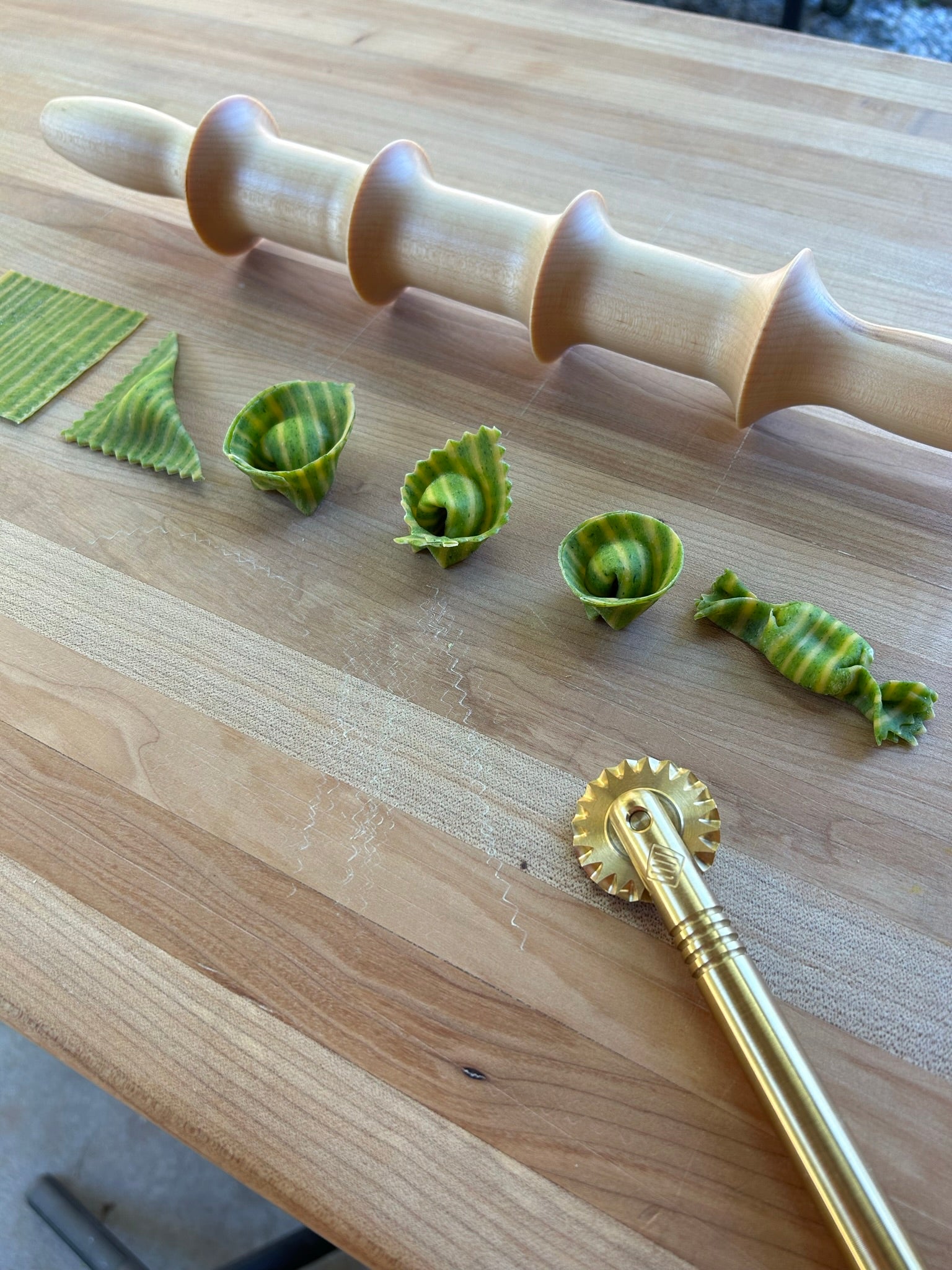 Pasta cutting pins, Balanzoni, Tortellini, Pappardelle – NonnasWoodShop