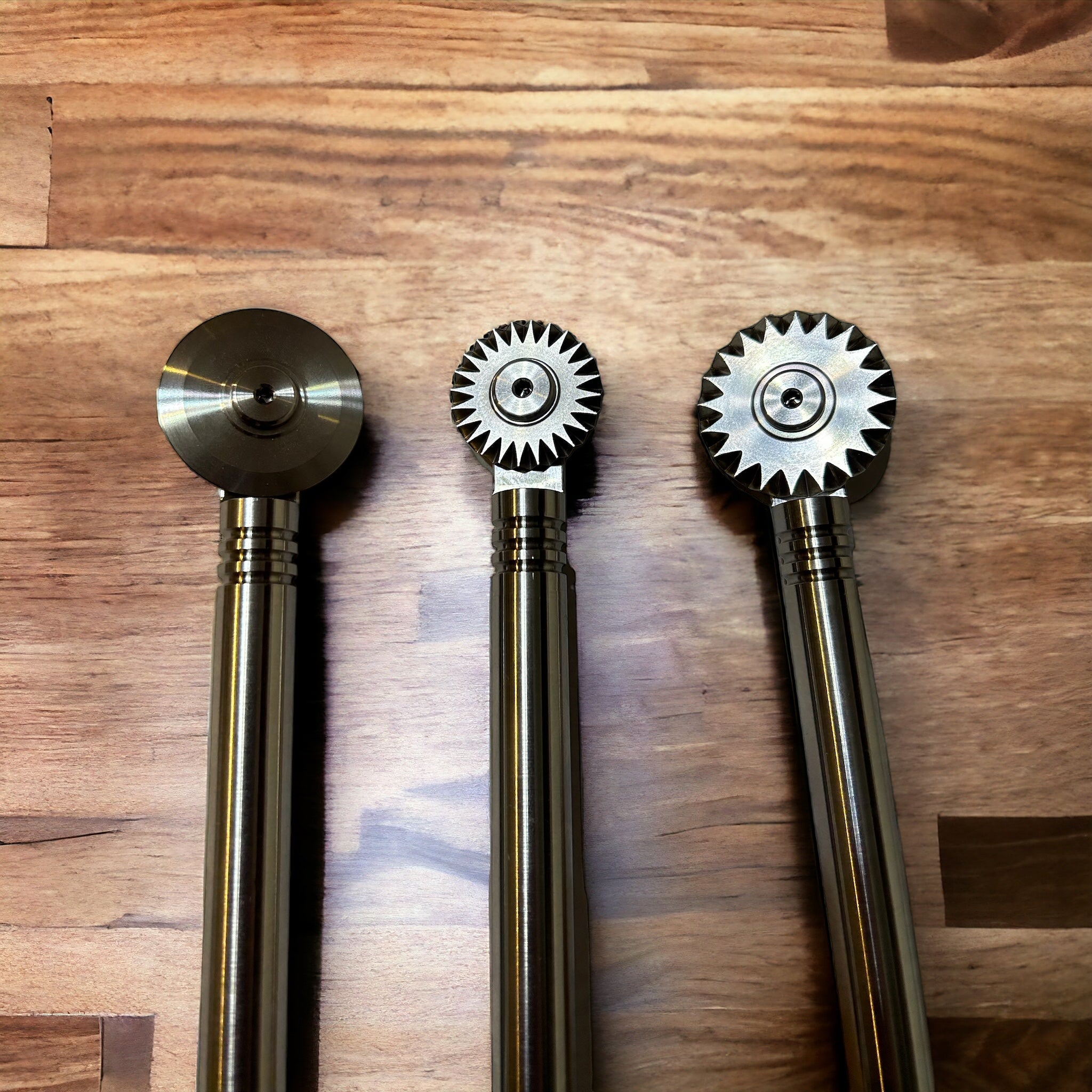 Nonna's cutters, brass & stainless pasta, pastry wheels – NonnasWoodShop