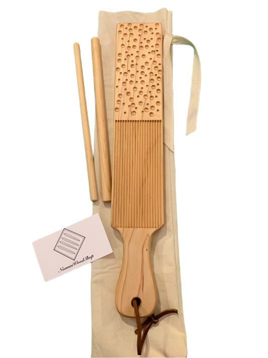 Combination pasta board, maple