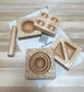 Ravioli molds, double sided. Maple, walnut & cherry