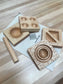 Ravioli molds, double sided. Maple, walnut & cherry