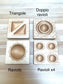 Ravioli molds, double sided. Maple, walnut & cherry