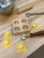 Ravioli molds, double sided. Maple, walnut & cherry