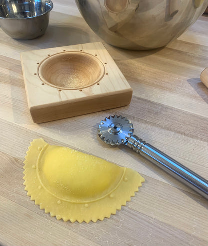 Ravioli molds, double sided. Maple, walnut & cherry