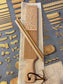 Combination pasta board, maple